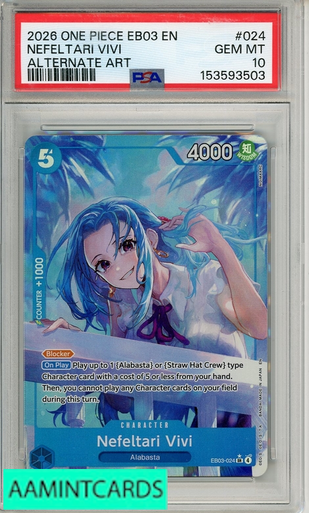 2026 ONE PIECE EB03-EXT BOOSTER HEROINES EDITION NEFELTARI VIVI
