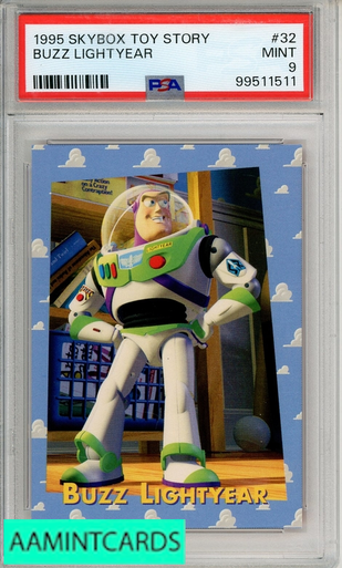 1995 SKYBOX TOY STORY BUZZ LIGHTYEAR #32 PSA 9 MINT RC 99511511