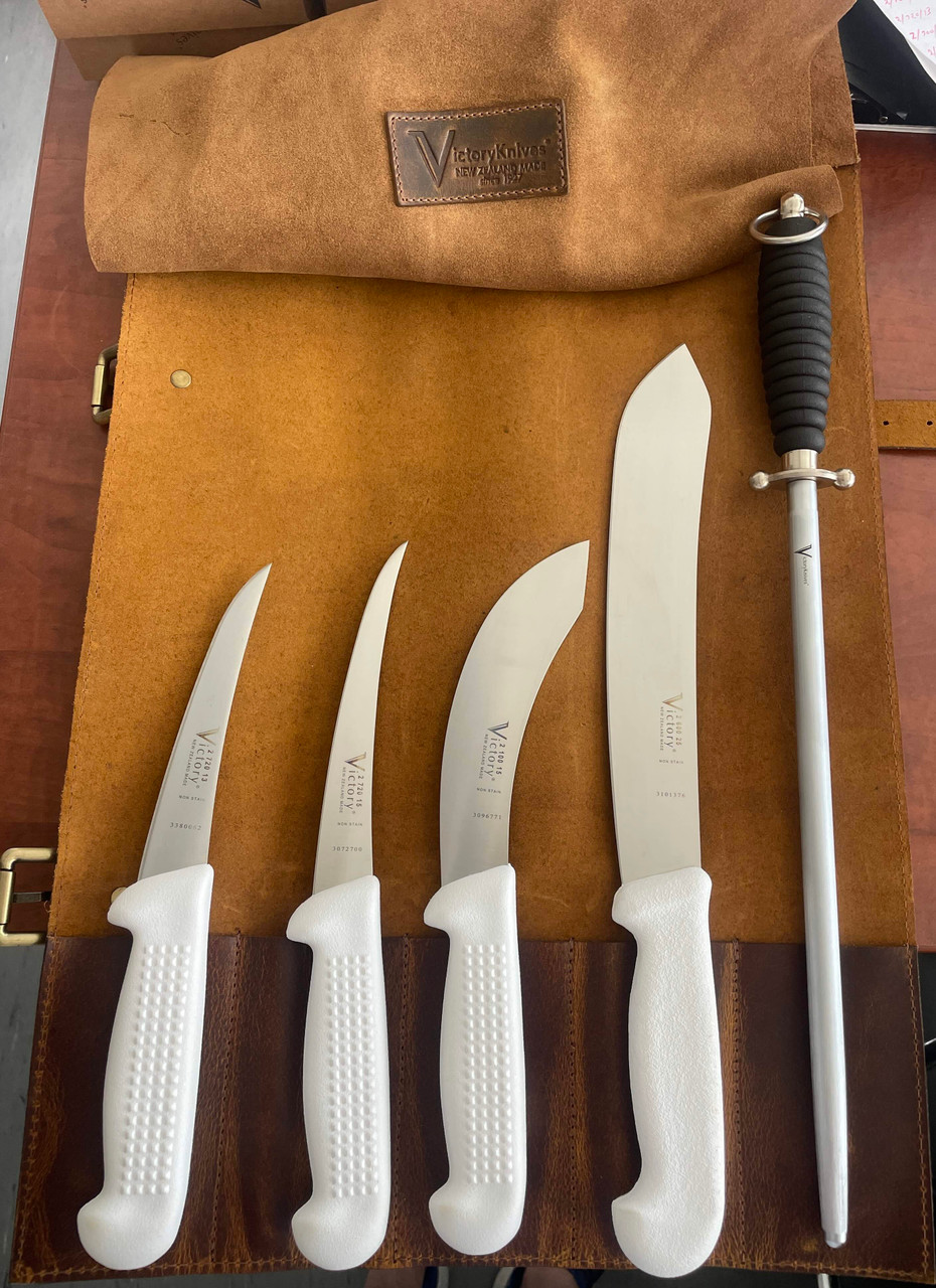 Victory Butchers Knife Set, Skinning, Boning, Slicing knife Set of 7 - Kay  Apparel Aprons And Home Butchers Supplies