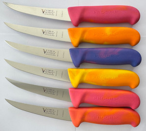 NARROW CURVED BONING KNIFE 13CM - MIXED COLOUR NARROW CURVED BONING KNIFE 13CM - MIXED COLOUR