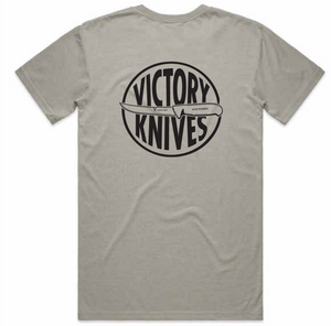 Rounded Logo T- Shirt Light Grey