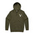 VICTORY KNIVES ARMY GREEN HOODIE VICTORY KNIVES ARMY GREEN HOODIE