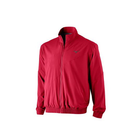 ポルテ　Mizuno レッド ジャケット JM Mizuno Breaker Team Jacket 530120 Classic Warm-Up Jacket | BSG