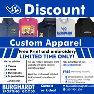 Burghardt Sporting Goods: Custom Apparel Services | BSG