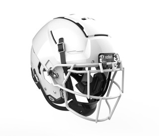 Schutt F7 2.0 football helmet in white profile