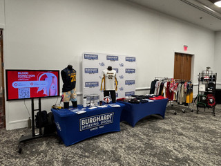  Off-site event setup at Badger Region Volleyball Tournament