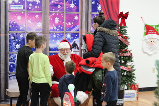 Cookies and Cocoa with Santa event