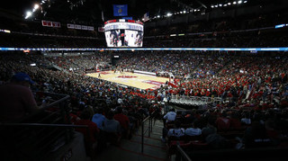The Kohl Center during the WIAA basketball tournament