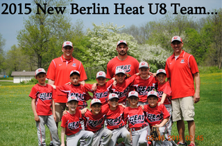 Daniel on his U8 New Berlin Heat Team