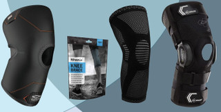 Four different knee braces, each with their own benefits