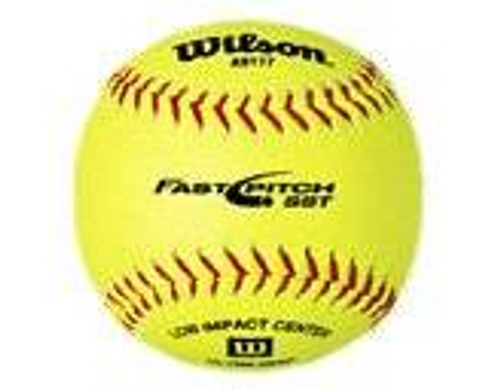 12" Optic Yellow Soft Fastpitch Softball