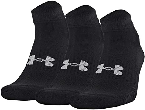 Under Armour U673 3-Pack Adult Cotton Low Cut Socks