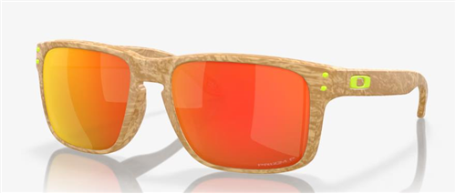 OAKLEY 0OO9102-9102V8 Holbrook™ Coalesce Collection Prizm Ruby Polarized Lenses, Matte Stone Desert Tan Frame