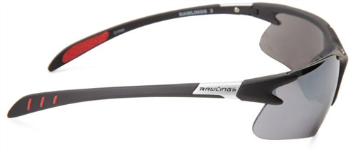 FGX 10201398.QTS Rawlings 3 Sunglasses Black With Red Accents