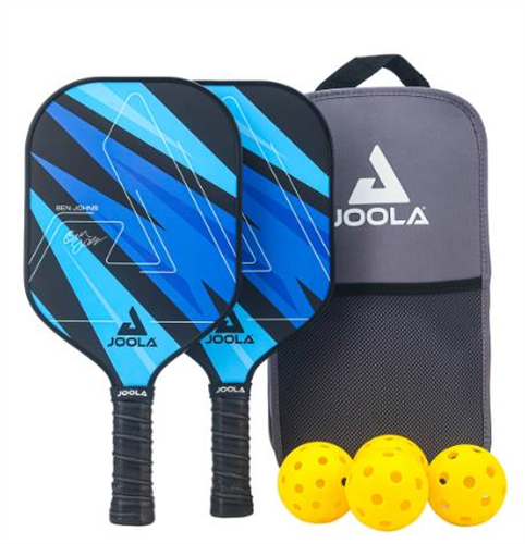 JOOLA 18537 Ben Johns Blue Lightning Pickleball Paddle Set