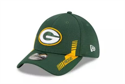 New Era 60177446 Green Bay Packers Home Sideline 39Thirty Flexfit Hat