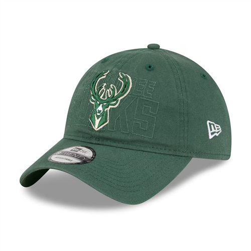 Milwaukee Bucks New Era 2023 NBA Draft 9TWENTY Adjustable Hat - Hunter Green