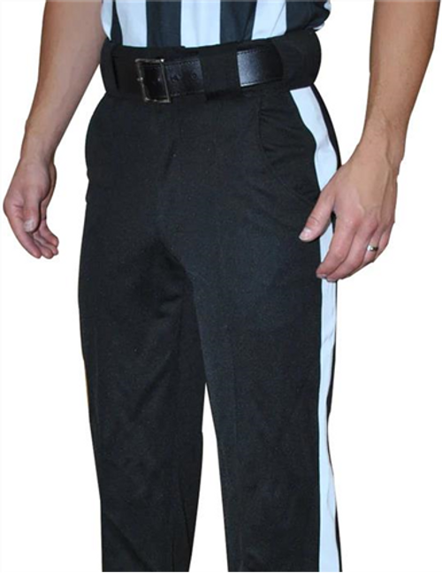 Smitty FBS-172 Black Cold Weather Pants with White Stripe