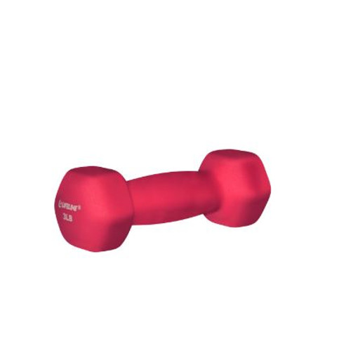 Lifeline LLND3 Hex nEOPRENE Dumbbell 3LBS