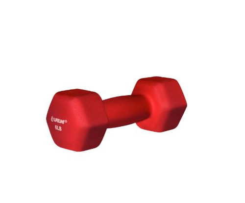 Lifeline LLND6 Hex Neoprene Dumbbell 6LBS