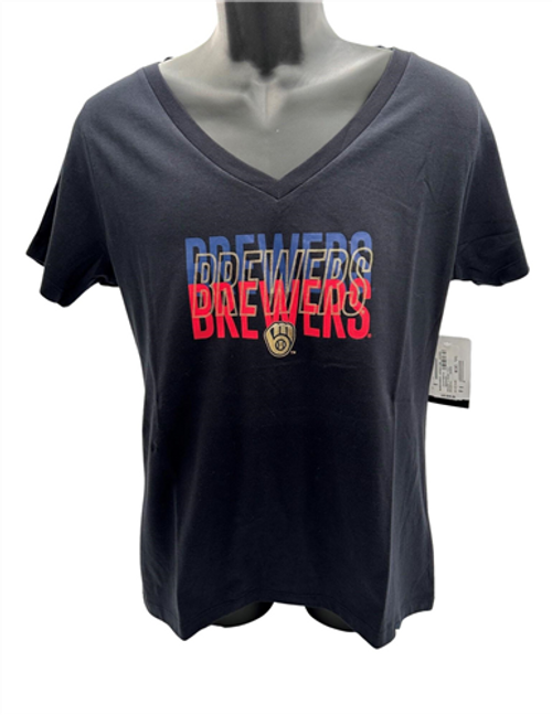 NEW ERA NE0204024 WOMEN'S MILWAUKEE BREWERS MLB 2023 4TH OF JULY TEE