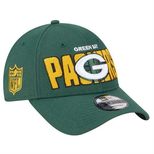 NEW ERA NFL23DRAFT940CW Packers 2023 Draft 9Forty Snapback Cap