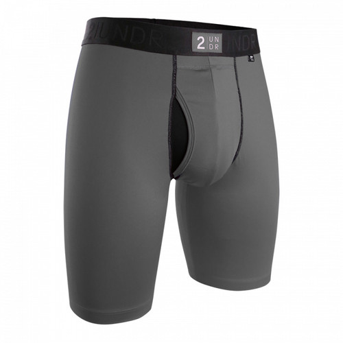 Mens 2Undr Power Shift 9 inch Long Leg Solid