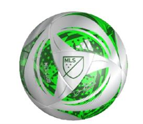 ADIDAS JH1307 2025 MLS CLUB SOCCER BALL