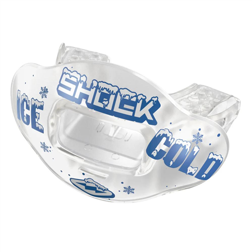 Shock Doctor Max Airflow Lip Guard Mouthguard - White Ice Cold Print