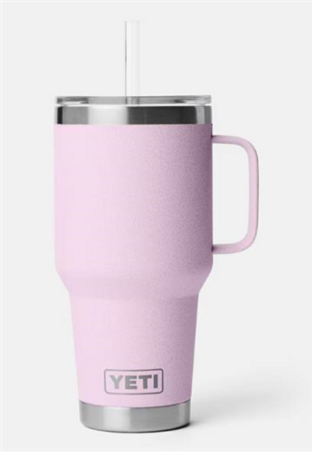 YETI Rambler 35 oz Straw Mug with Straw Lid - Cherry Blossom