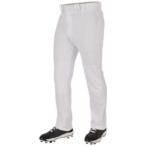 CHAMPRO BP60Y TRIPLE CROWN 2.0 OPEN BOTTOM SOLID FULL LENGTH YOUTH BASEBALL PANT