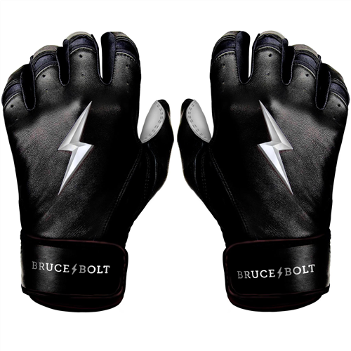 BRUCE BOLT YOUTH CHROME Series Short Cuff Batting Gloves