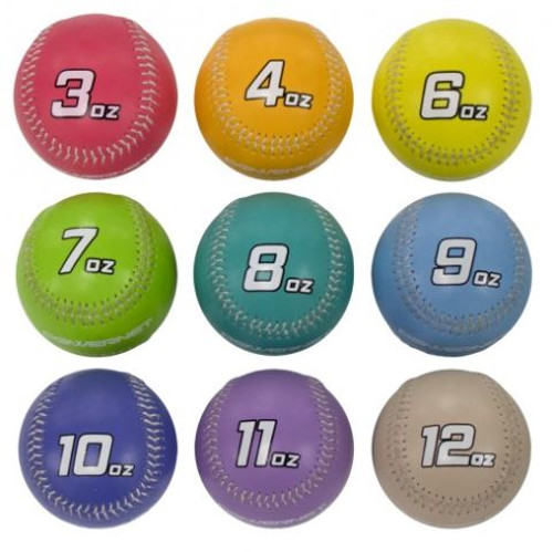Powernet 1182 Progressive Weighted Baseballs 9Pk
