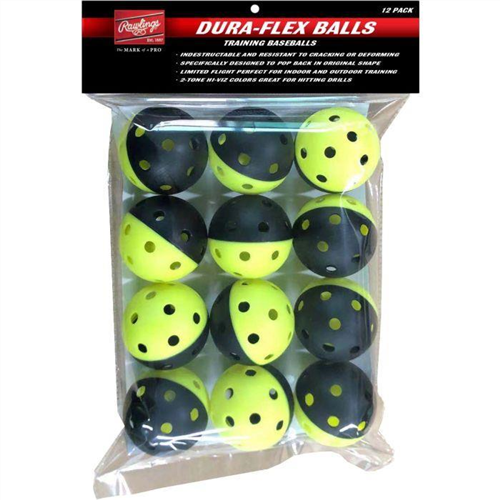 Rawlings DURAFLEX12 Dura-Flex Training Balls 12 Pack