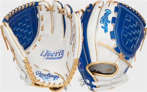 Rawlings Liberty Advanced Color Series 12 in Fastpitch Glove White/Royal