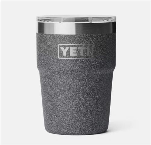 YETI Rambler 16 oz Stackable Cup with Magslider Lid - Black Stone