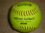 Burghardt Sporting Goods 12" Yellow Softball