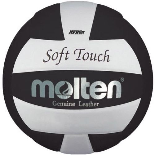 Molten IV58L-BLK/SLV Soft Touch NFHS Approved Volleyball