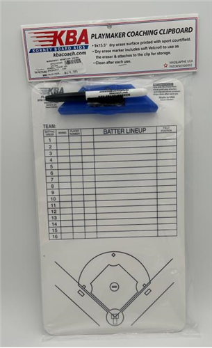 KORNEY BOARD AIDS SPM-BSG BASEBALL PLAYMAKER CLIPBOARD
