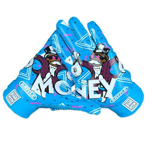 Battle Novelty Receiver Football Gloves Adult