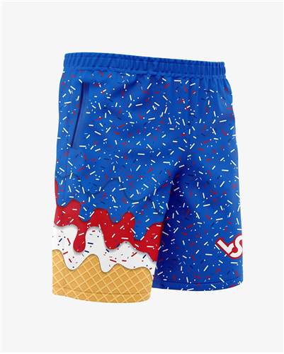 Cratus Ice Cream Drip Shorts Adult