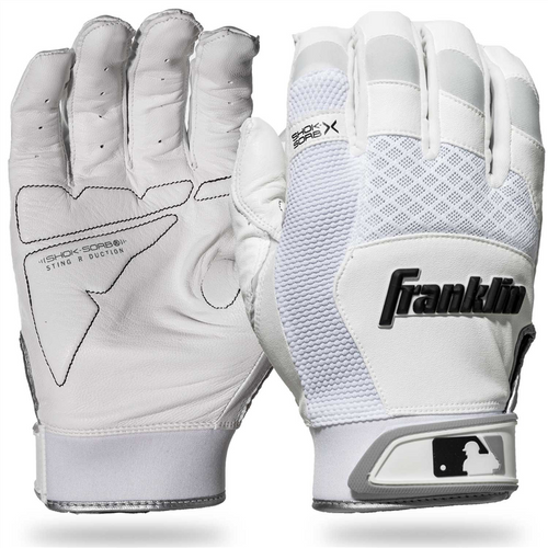 Franklin 20907F1 Shok-Sorb X Youth Batting Gloves
