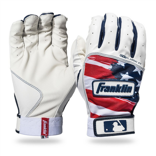 Franklin 21065F Classic XT USA Adult Batting Gloves