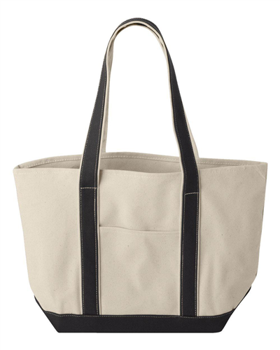 Liberty Bags Windward Large Cotton Canvas Classic Resort Tote