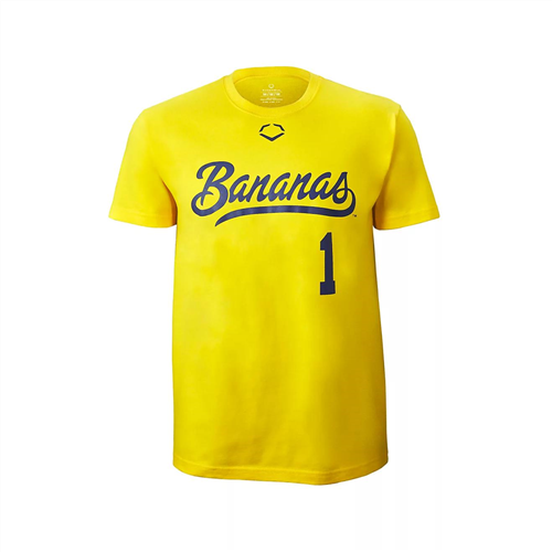 WILSON WB6037504 EvoShield Youth Savannah Bananas Shirsey T-shirt