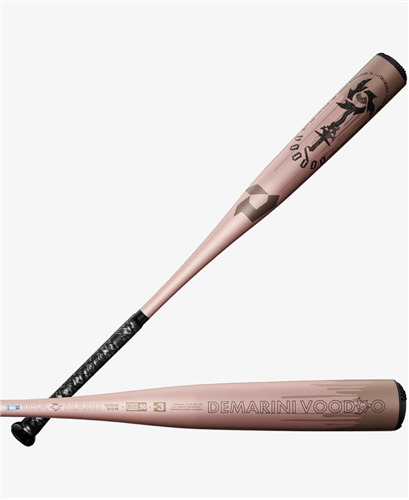 DeMarini 2025 Rose Gold Voodoo One BBCOR (-3) Baseball Bat