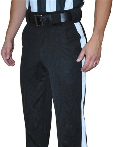 Smitty FBS-172 Black Cold Weather Pants with White Stripe