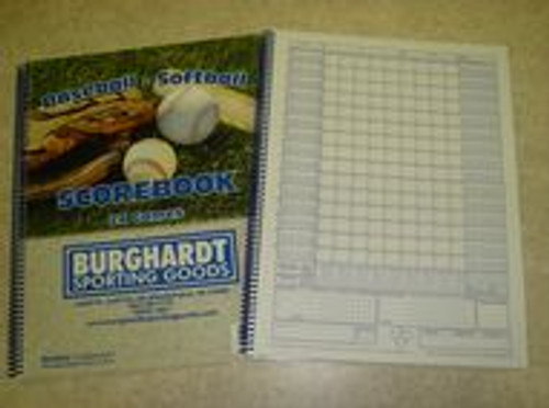 Baseball/Softball Scorebook with Burghardt Sporting Goods Logo