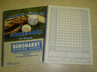 Baseball/Softball Scorebook with Burghardt Sporting Goods Logo