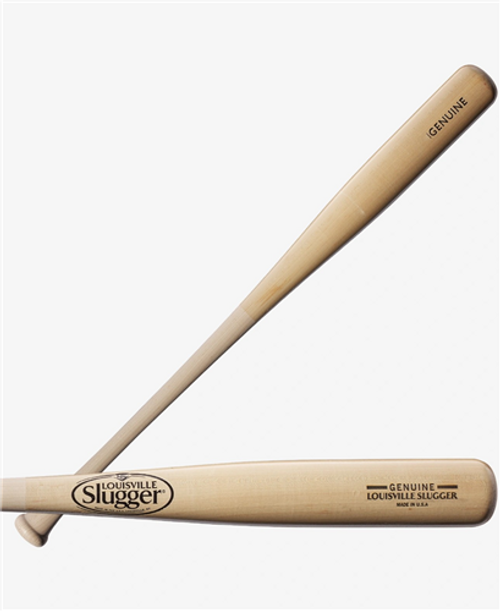 Louisville Slugger Genuine Mix Unfinished Natural Wood Baseball Bat